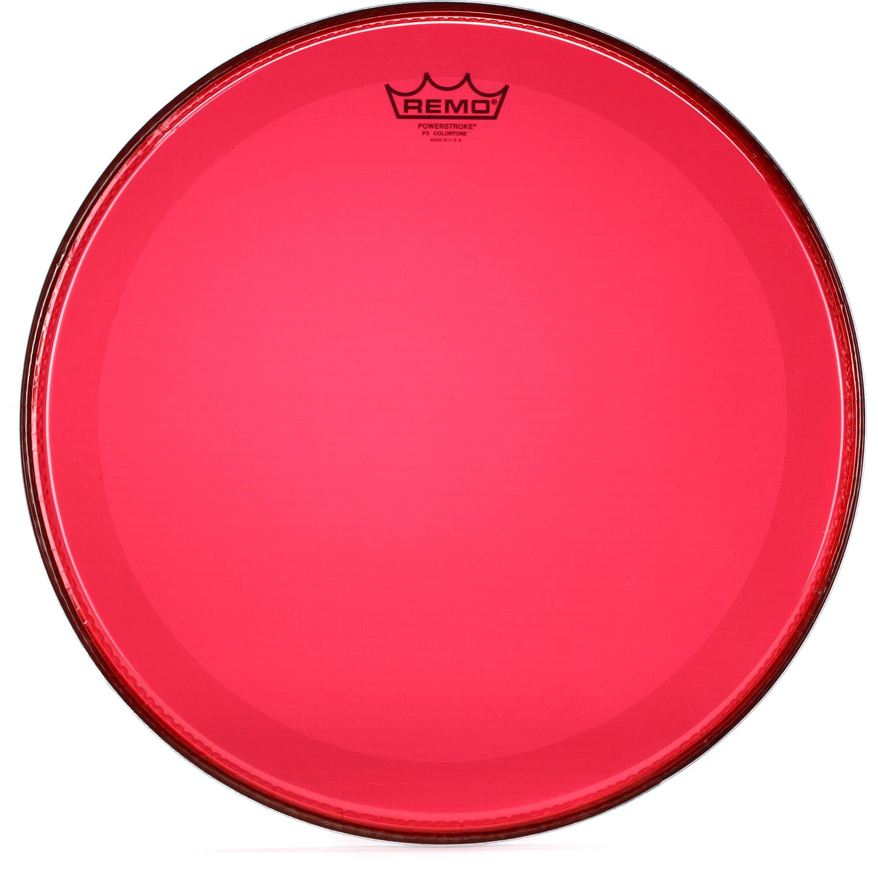 Remo Colortone Powerstroke 3 P3-1316-CT-RD Drum Head Clear 16 Inches Red — image 1