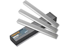 POWERTEC 148032 Replacement 6-Inch HSS Jointer Knives for Delta 37-658, Set of 3