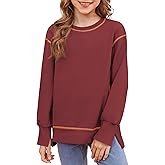 blibean Girls Long Sleeve Sweathirts Pullover Tops Size 6-15 Years