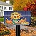 Briarwood Lane Fall Mason Jar Sunflowers Magnetic Mailbox Cover