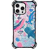 CASETiFY Bounce Case for iPhone 16 Pro Max [Shockproof / 21.3 ft. 6X Military Grade Drop Protection/Compatible with Magsafe] - Under The Sea - Clear Black