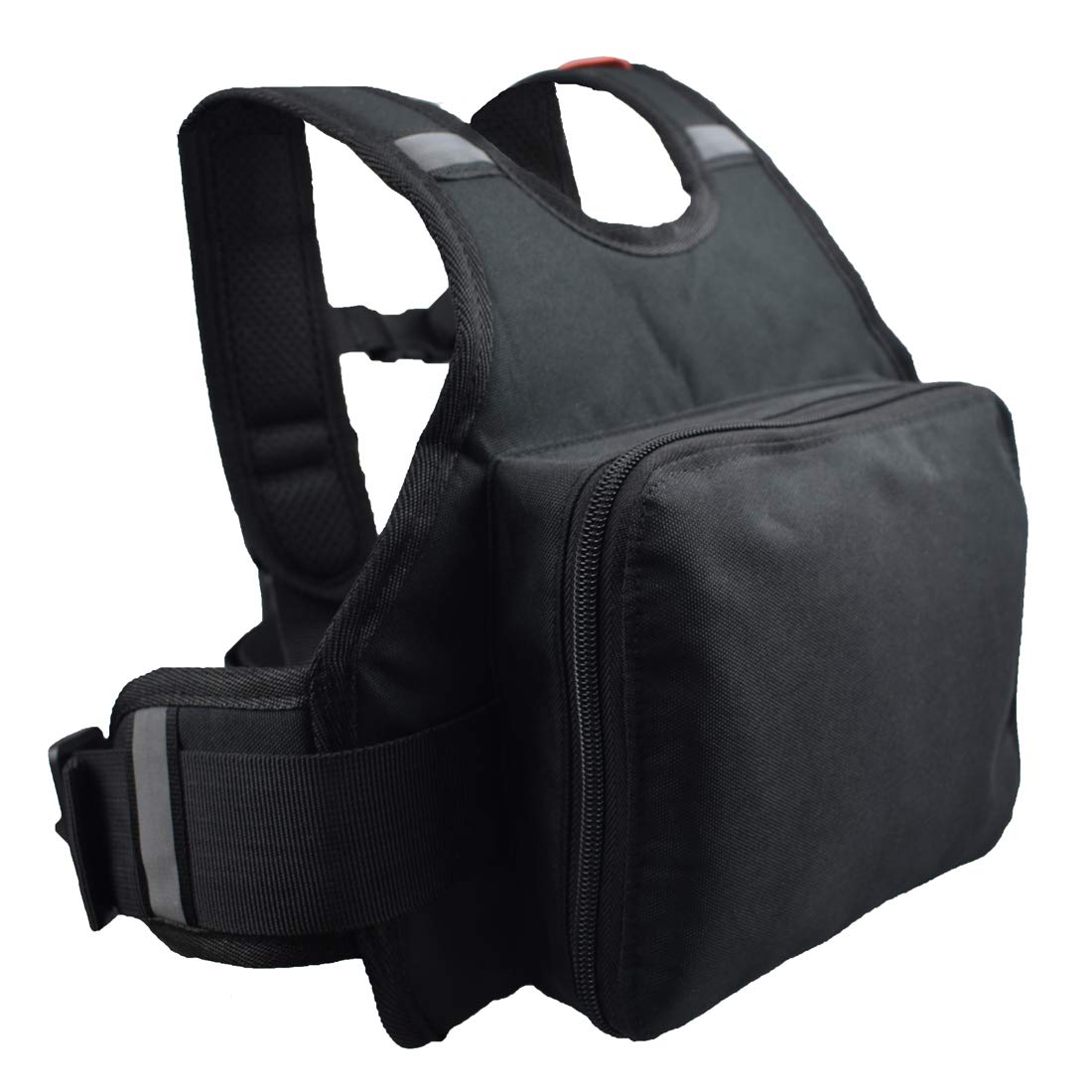 CHCYCLE Motorcycle Safety Belt for Kids Reflective and Foldable Harness Seat Straps Black