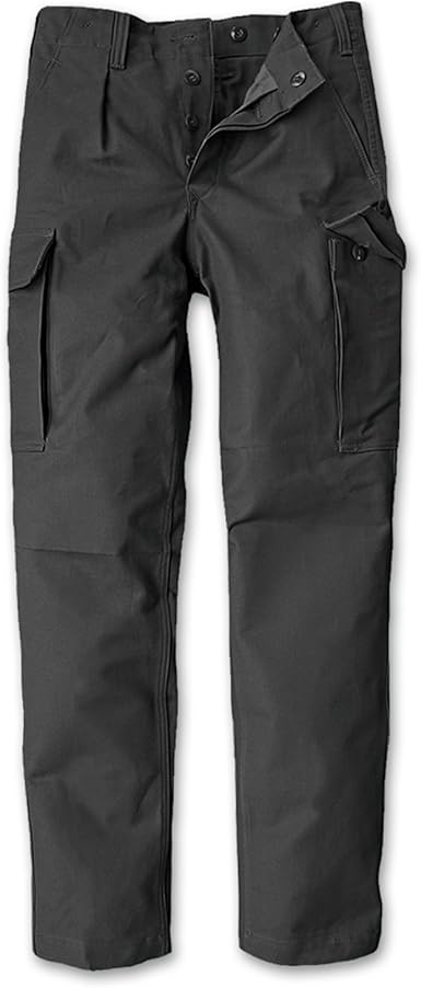 black security cargo pants