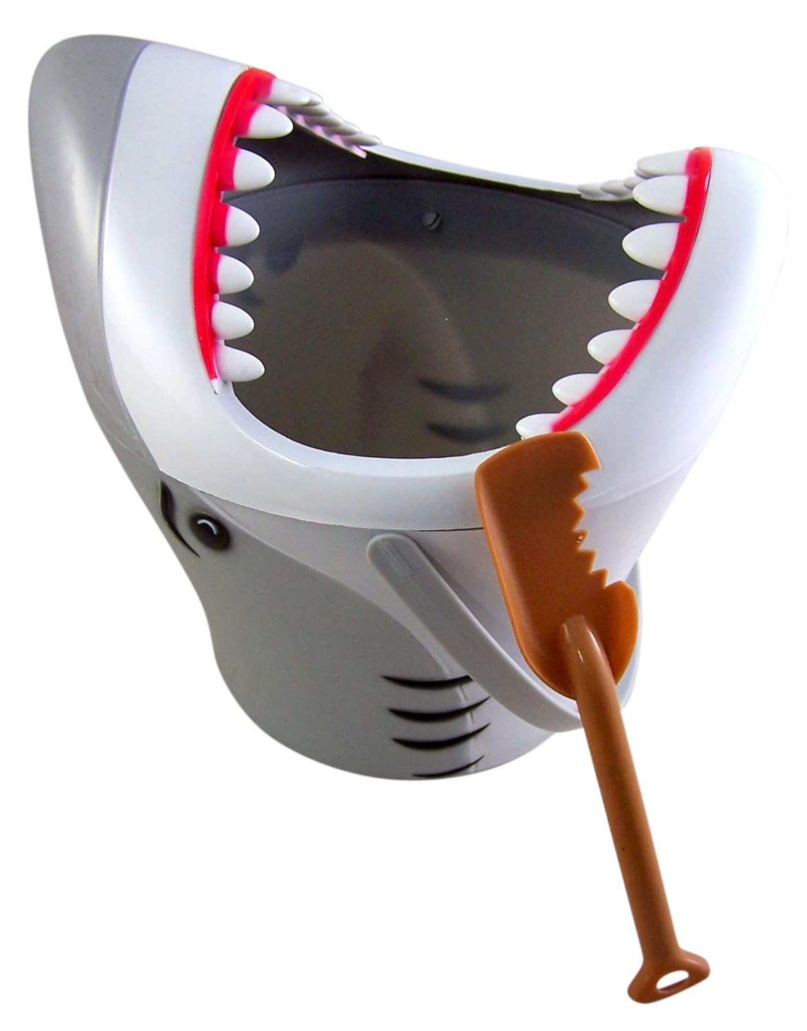 Big Bite Great White Shark Sand Bucket Beach Toy With Shovel 9 Inch Getagadget