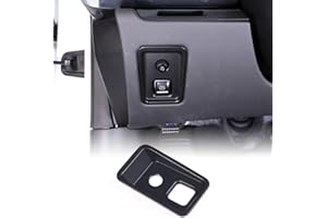 CHEAYAR Parking Brake Button Switch P Button Cover Compatible with Chevrolet Corvette C8 2020-2023, Electronic Parking Handbrake Panel Cover Trim, C8 Accessories (ABS-Matte Black)