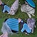 misterrmar Pet Grooming Glove Brush - Gentle Massage Tool and Hair Removal for Dogs Cats and Horses - for Long Short Or Curly Hair Comb - Effective Pet Grooming Deshedding Brush for Healthy Coat