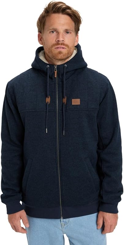 Cypress Keller - Polar com capuz e fecho - Homens - Azul.