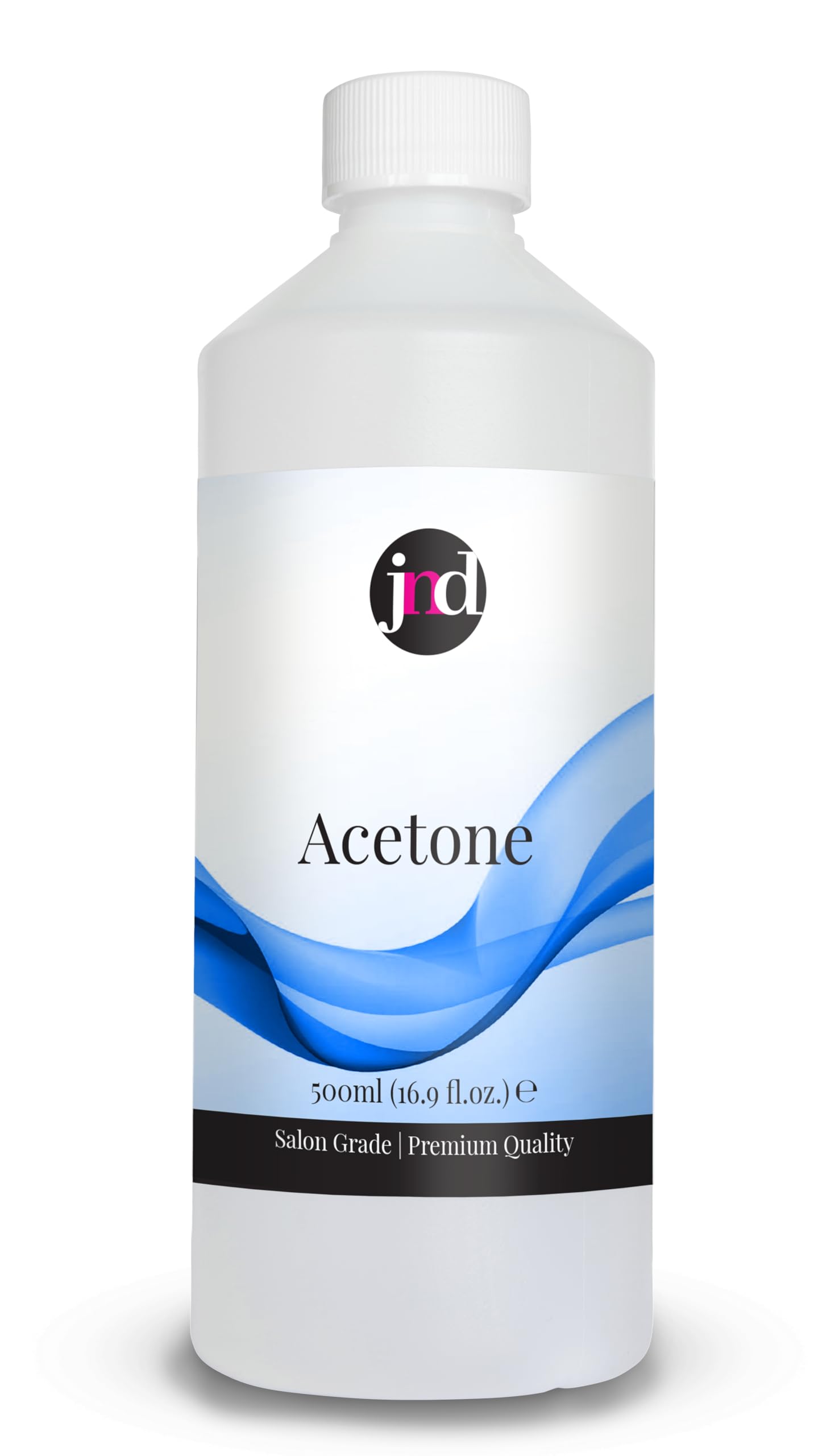 JND 100% Pure Acetone Soak-Off Gel Acrylic Tips Nail Glue Nail Polish Remover (500ml)