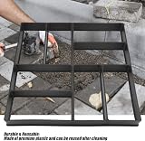 Beufee Concrete Path Maker Mold Reusable Garden Walkway Stepping Stone Lawn 40cm view 3