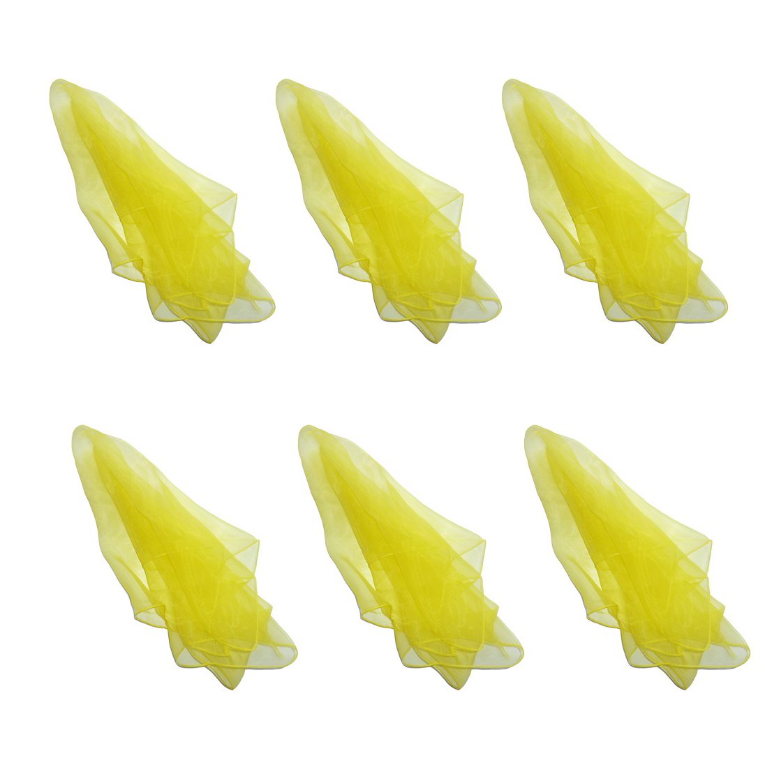 Hoerev Pack of 6 Aapprox. 40cm x 40cm Dancing Juggling Scarves โ image 1