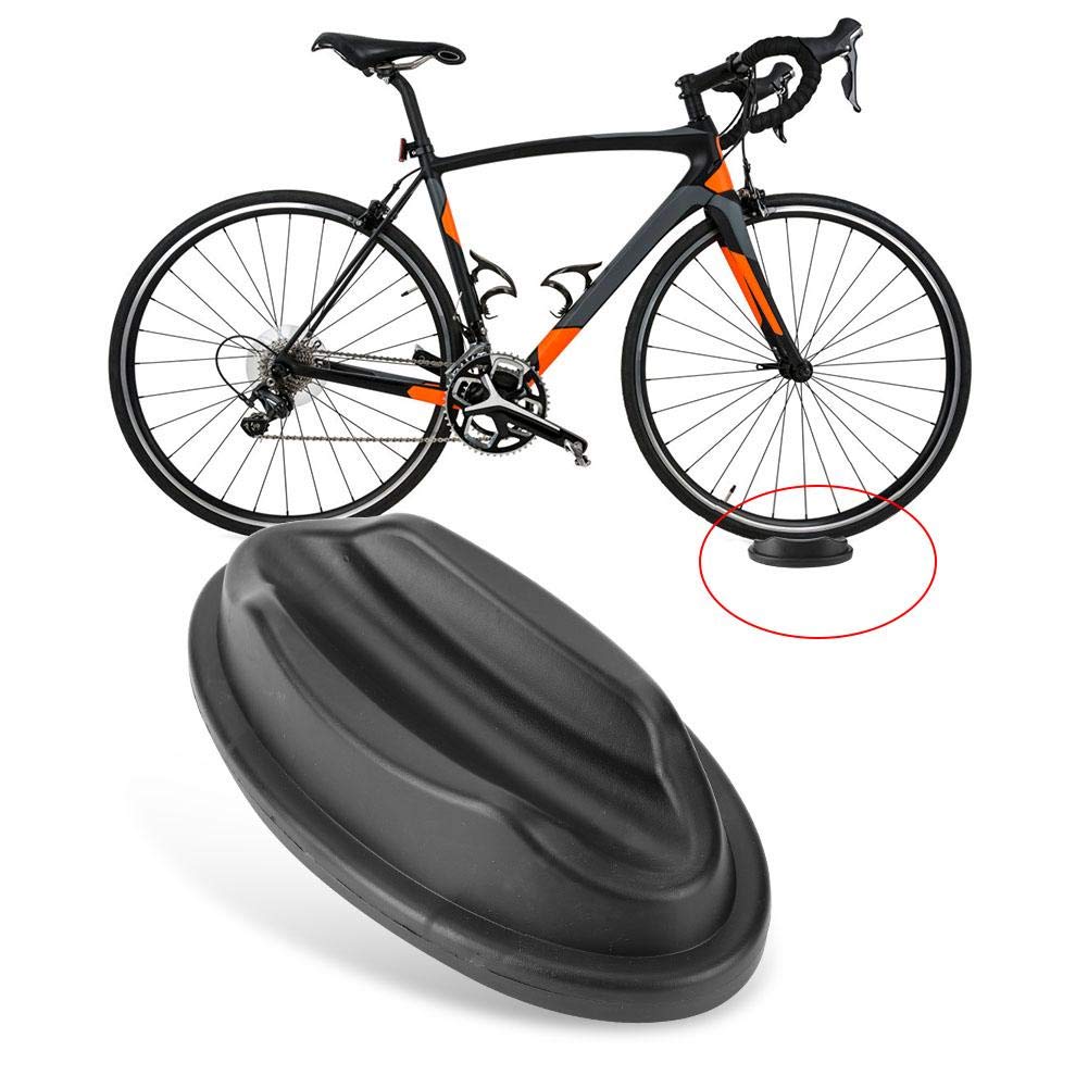Tbest Bike Wheel Support,Front Wheel Lock, Front Wheel Support,Durable Front Wheel Riser Block Support Rising Accessory replacement for Indoor Bike ycle Trainer