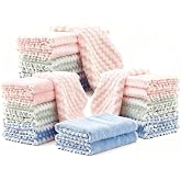 Fiuyorl 21 Pack Kitchen Towels and Dishcloths Set, Highly Absorbent Coral Fleece Microfiber Dish Rags for Washing Dishes, Lint-Free and Scratch-Free for Kitchen, Glass, and Car