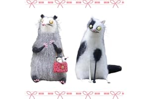 Wool Felt Familiars – Quirky Handmade Companions, 2026 New Handmade Whimsical Felted Animal Companions, Mini Embroidered Anim