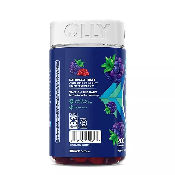 OLLY MEN’S MULTIVITAMIN PACK OF 200 GUMMIES