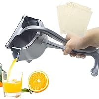SHANGPEIXUAN Manual Fruit Juicer Alloy Lemon Squeezer Citrus Press Heavy Duty Hand Press Teflon Fruit Juicer Detachable…