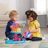 LeapFrog Musical Rainbow Tea Set Learning Toy 80 Songs Lights Shape Sorter view 7