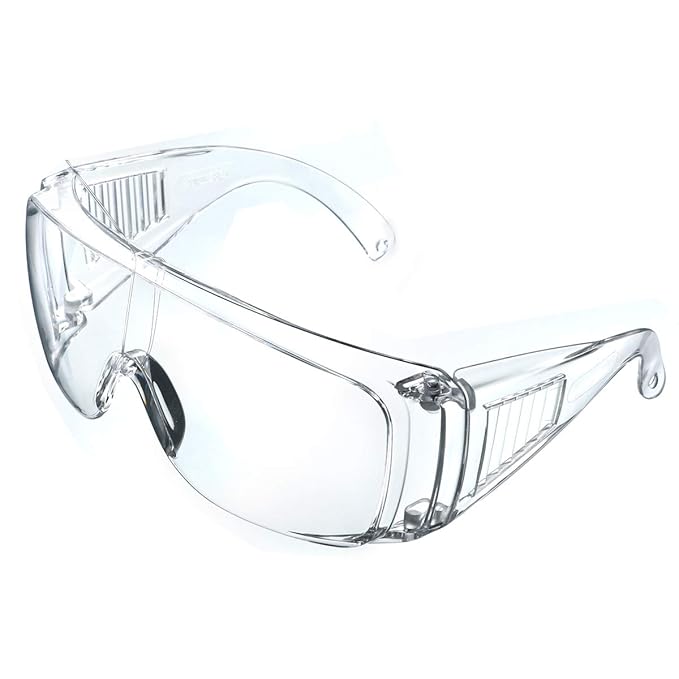 Industrial Goggles Anti Fog and Anti Scratch Spectacles Glasses, for DIY, Lab, Welding, Grinding