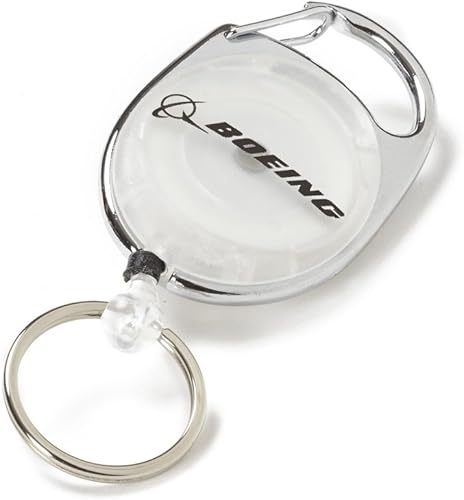 Amazon ボーイング Boeing カラビナ キーチェーン 伸縮式 キーホルダー チェーン