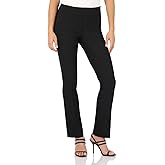 Rekucci Women's Ease Into Comfort Stretchy Straight Leg Office Pant with Tummy Control