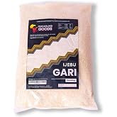 MOTHERLAND GOODS IJEBU West African Gari - Premium Ghana Garri - Gluten Free, Fine Quality Cassava Grits (4 lbs)