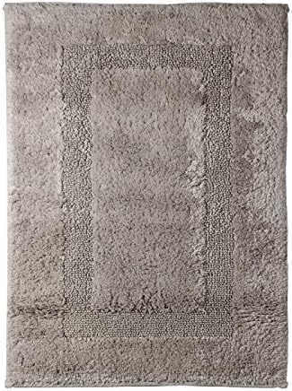 Kin Reversable Absorbent 100% Cotton, 2100 GSM, Bath Mat (Light Brown, Small(31.5 X 19.7))