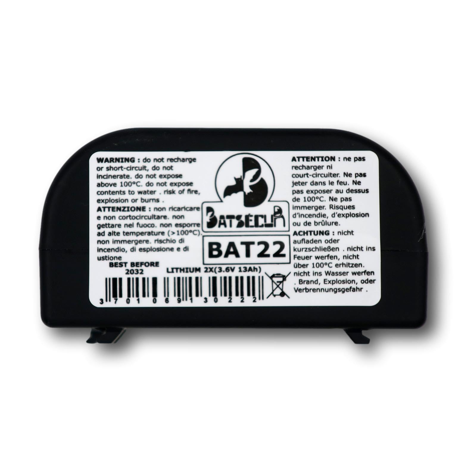 Batsecur - Alarm battery BATLI22 3.6V 13Ah