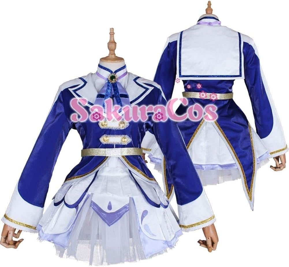 Amazon ラブライブ サンシャイン アクア 松浦果南 劇場版 Brightest Melody Over The Rainbow コスプレ 衣装 ウィッグ 靴別売り コスチューム 変身 仮装 ステージ服 舞台 ハロウィン クリスマス コスプレ 仮装 通販