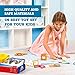 Magnetic Blocks - Magnetic Building Tile Set 67 PCS with Car Wheels, Educational Construction Toys for Baby, Kids, Girls, and Boys with Bonus - Number Cards & Stylish Storage Bag