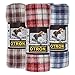 OTRON Premium Pet Blanket - Classic Plaid Fleece Throw For Dogs Of All Kinds & Sizes - 3 Colors & 3 Sizes To Choose From - [Blue] - [60 in x 40 in (155 x 105 cm)]