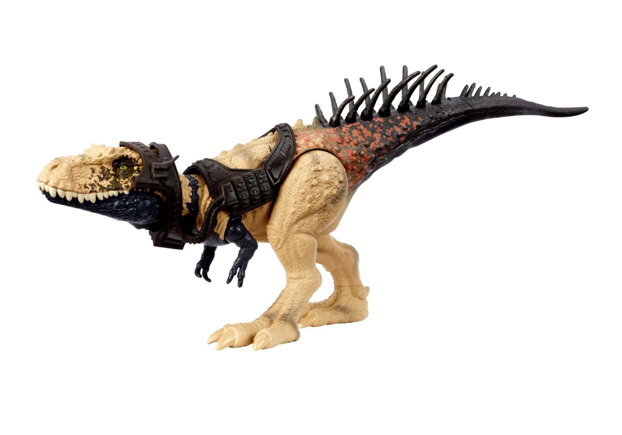 Jurassic World Dinosaur Toy, Bistahieversor Gigantic Trackers Large Species Action Figure with Attack Motion and Tracking Gear, Digital Play, HLP27