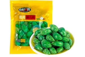 WA SAI LUO 腊八蒜 翡翠绿蒜 Laba garlic,emerald green garlic,pickled pickles,sweet and sour garlic,sweet and sour garlic garlic Shandong specialty,pickled vegetables(Laba Garlic 260g (bagged),2 can)