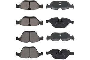 CCIYU D918 D1267 8pcs Front & Rear Ceramic Brake Pads Kits for BMW 328i, 328i xDrive, 328xi, X1