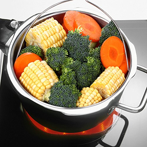 image for Homtable Steamer Basket Rack Set for Instant Pot Accessories - Egg Ste