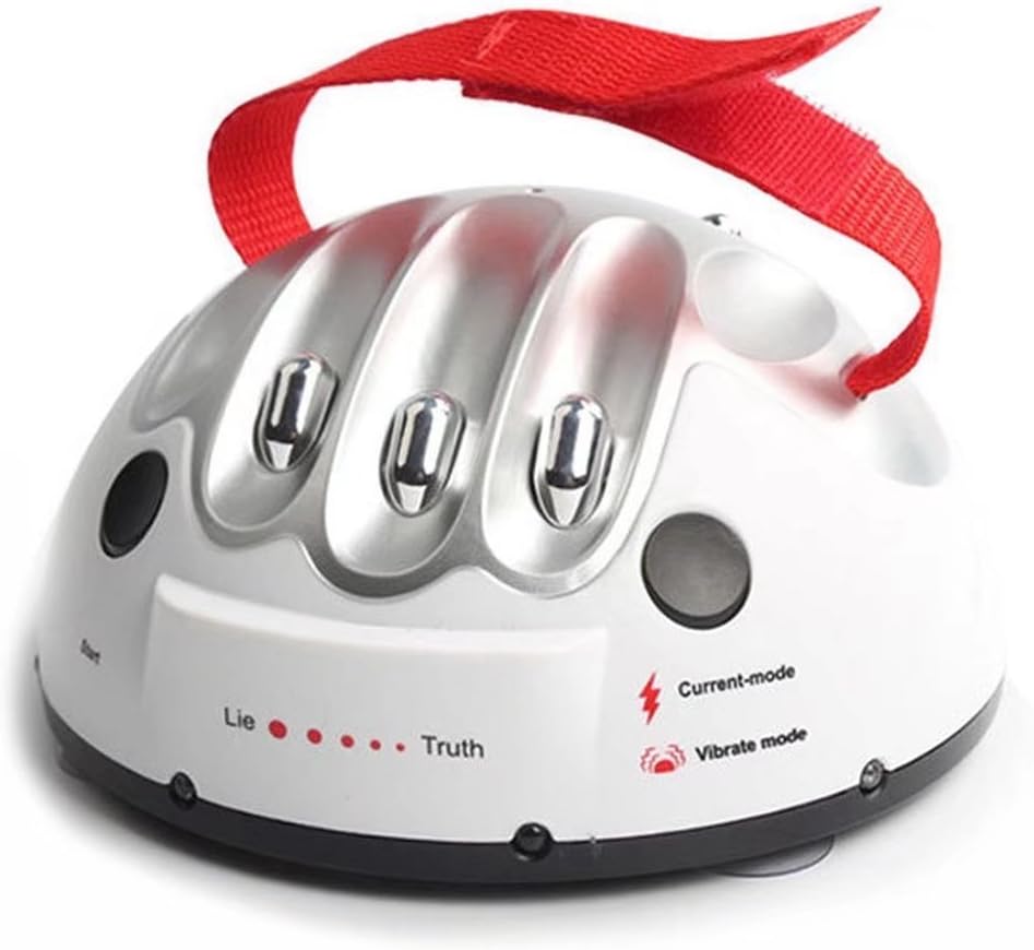 Amazon Com Kingfurt Novelty Game Interesting Electric Shocking Liar Lie Detector Machine Best Gift For Truth Game Toy Toys Games