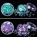 BORN PRETTY Fluorescent Glass Paper Nail Flakies Irregular Paillette Nail Art Glitter Sequins Flakes 4 Colors