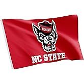 Desert Cactus North Carolina State University NCSU Flag - 3 x 5 Feet Wolfpack Banner, Indoor/Outdoor Durable Fabric, 100% Polyester Design (Style 5)