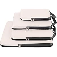 Bagail 4 Set/6 Set Compression Packing Cubes Travel Expandable Packing Organizers