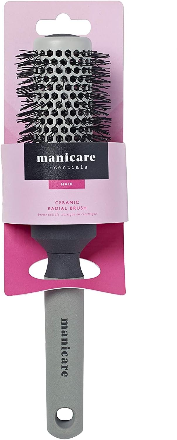 Manicare Ceramic Radial Brush Blow Drying Anti Static Synthetic Bristles Non