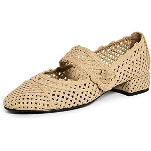 Tory Burch Women's Cap Toe Mary Jane Ballet Heels 25mm