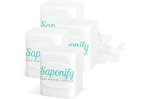 SAPONIFY SOAP MAKING SUPPLIES Saponify - 4Lb White Soap Base, Pure White Base, Easy to Use Glycerin Soap Base for DIY Soap Making