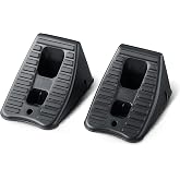 Amazon Basics Automotive Wheel Chocks, 2-Pack, Black