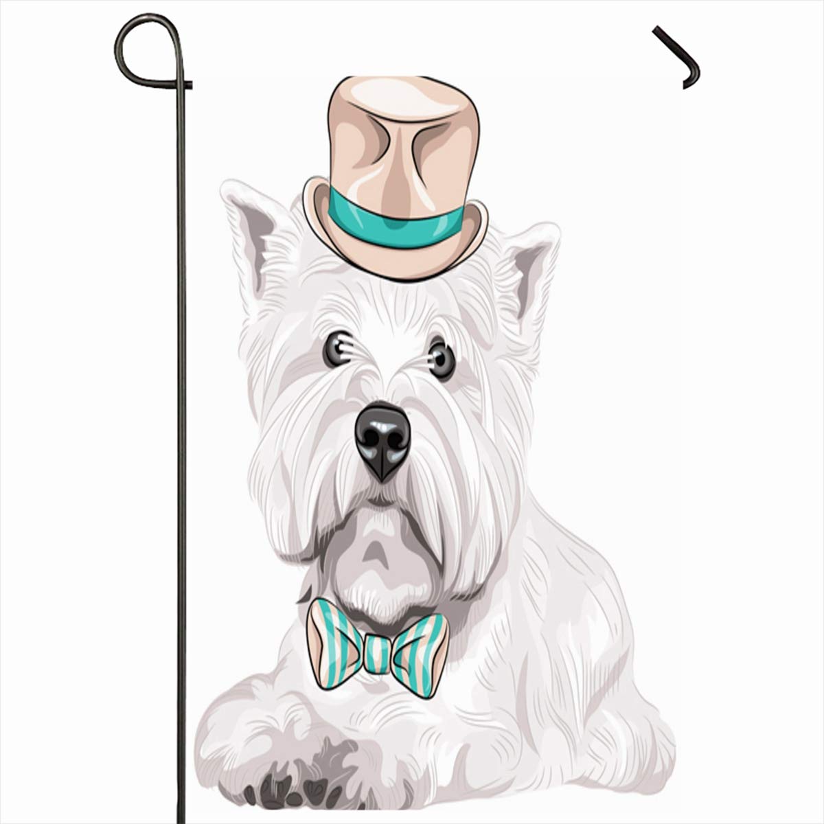 Best Puppy Garden Flag 12 X18