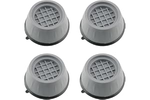 Ruiwaer 4pcs Washing Machine Foot Pads Dryer Refrigerator Base Fixed Non-Slip Pad Rubber Mat Washing Machine Support Dampers Stand Accessories