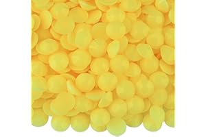 Sukiiy 2500PCS 4MM Resin Flatback Rhinestones, Solid Lemon Yellow Candy Color Resin Rhinestones for Crafts, Flatback Rhinestones for Nail, Tumbler Mugs Bottles Shoes Clothes