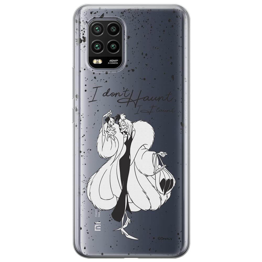 ERT GROUP mobile phone case for Xiaomi MI 10 LITE original and officially Licensed Disney pattern Cruella and Puppy 001 optimally adapted to the shape of the mobile phone, partially transparent — image 1