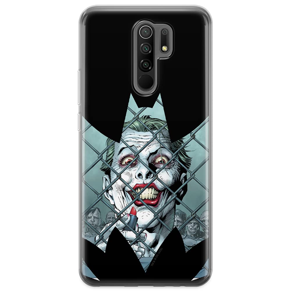 ERT GROUP mobile phone case for Xiaomi REDMI 9 original and officially Licensed DC pattern Joker 009 optimally adapted to the shape of the mobile phone, case made of TPU