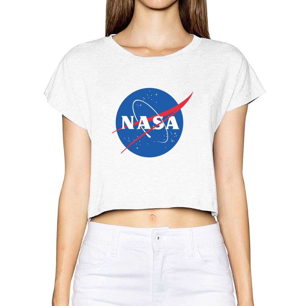 nasa crop top sweatshirt