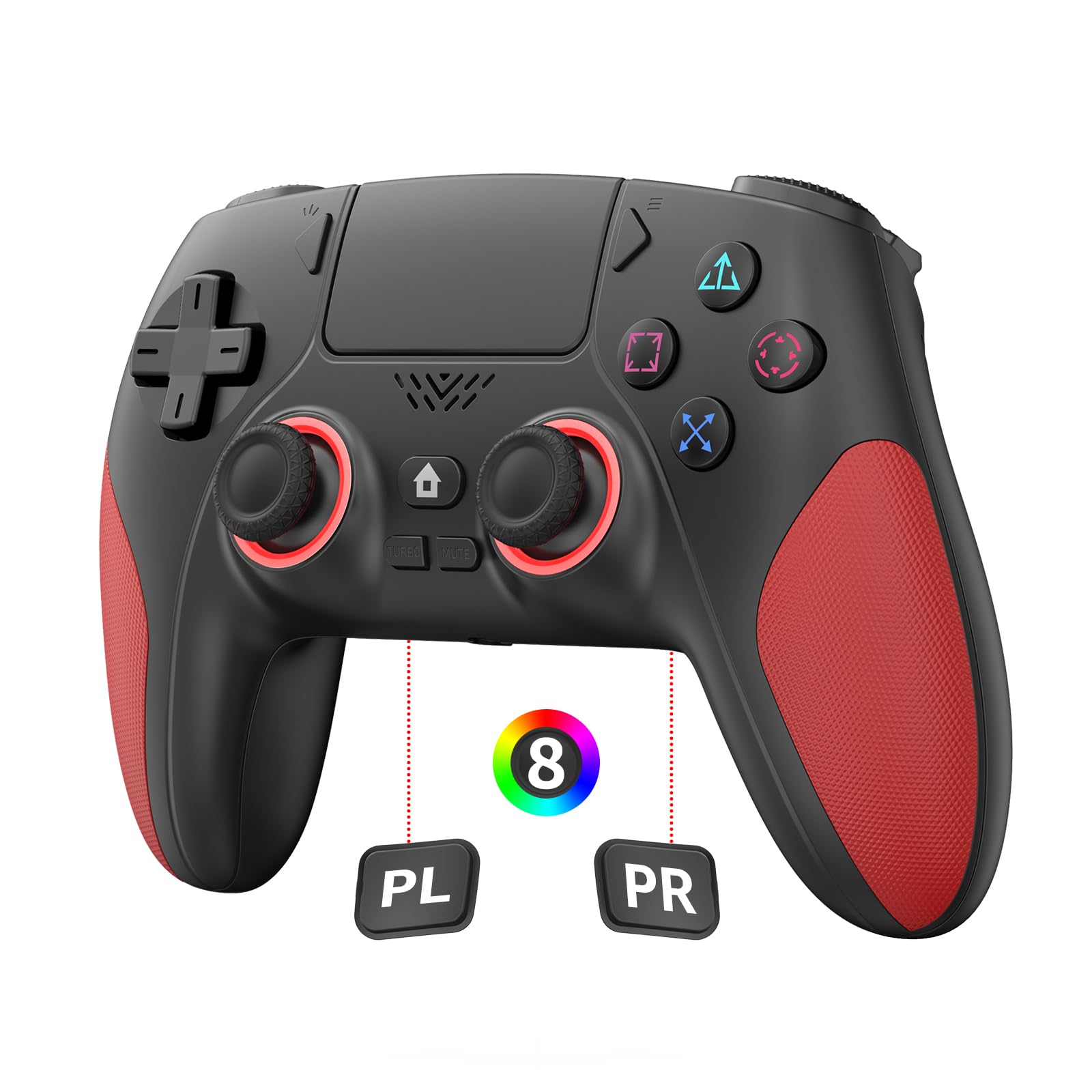Photo 1 of ??????? ???????? ??? ?????????? ?? ??? ???????/?????? ?? ????????? - Kamylorus Wireless Controller for PS-5, Gaming Controller for PC with Hall Effect, Programmable/Remap/Turbo, Dual Vibration, 3.5Mm Audio Jack, 6-Axis Motion Control Gamepad with Speaker