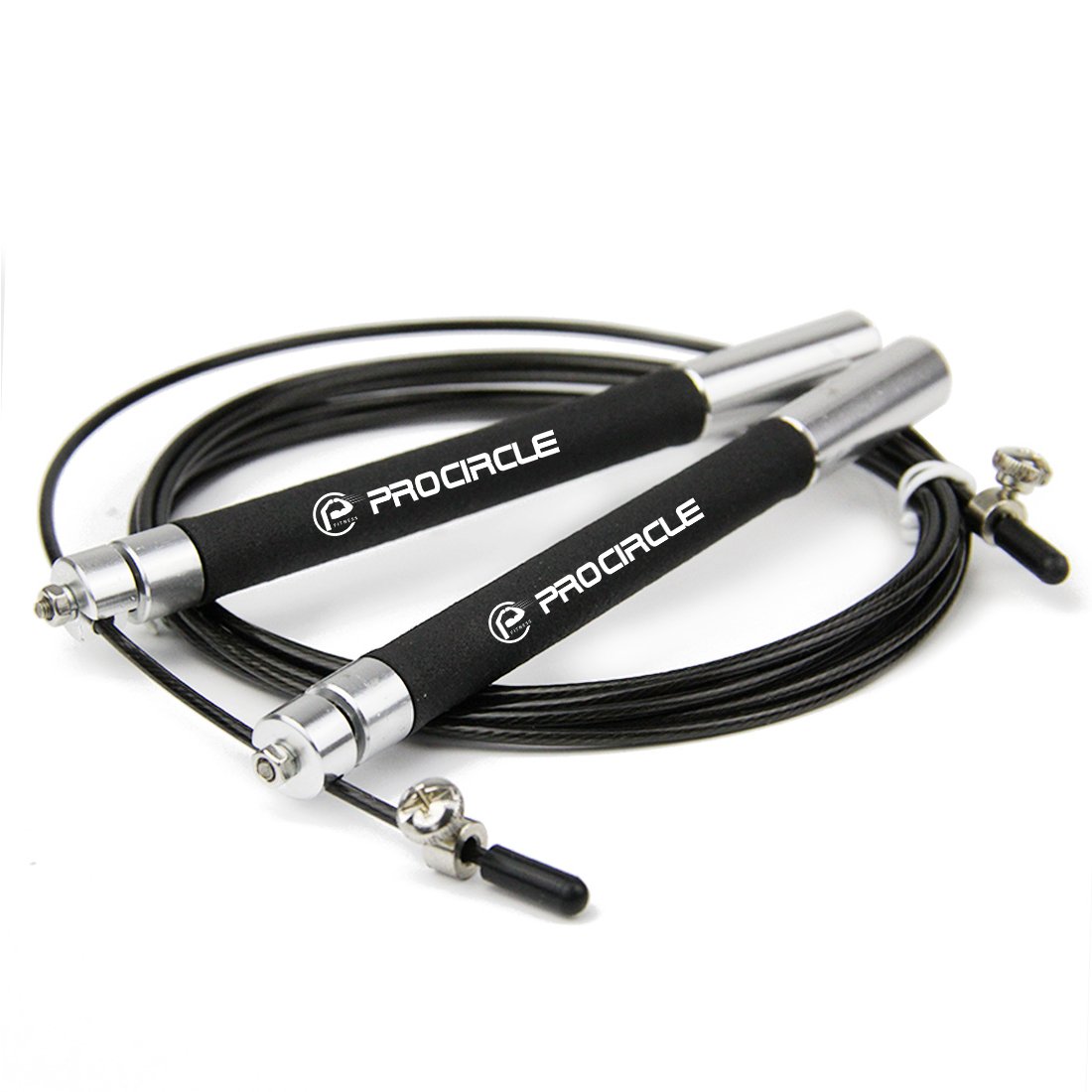 PROCIRCLE Cuerda para Saltar de Velocidad Aluminio Ajustable con Rodamiento de Bolas