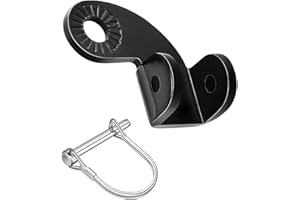 Bike Trailer Steel Hitch Replacement for Burley - 12.2mm 90° Connector for QR/Solid Axles(Burley Trailers)